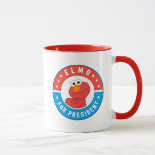 Elmo für Präsident Abzeichen Tasse