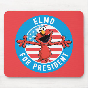 Elmo für Präsident - Flagge Mousepad