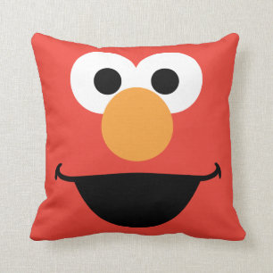 Elmo-Gesichtskunst Kissen
