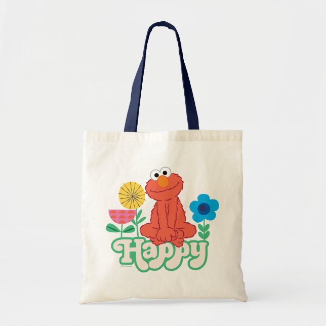Elmo Glücklich! Tragetasche (Vorne)