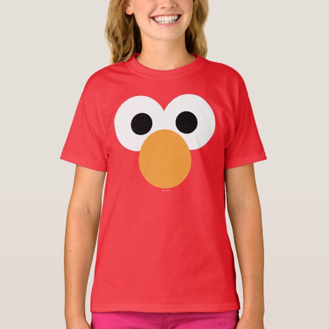 Elmo großes Gesicht T-Shirt (Vorderseite)