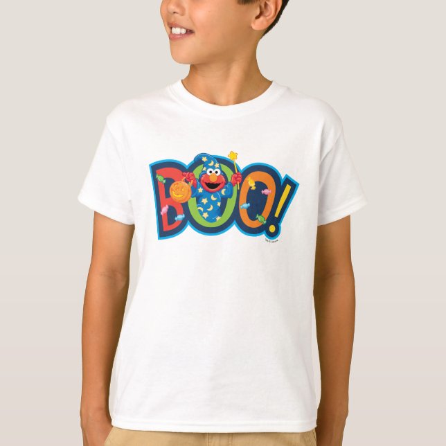 Elmo | Halloween Boo! T-Shirt (Vorderseite)
