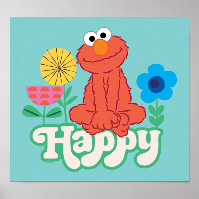 Elmo Happy! Poster (Vorne)