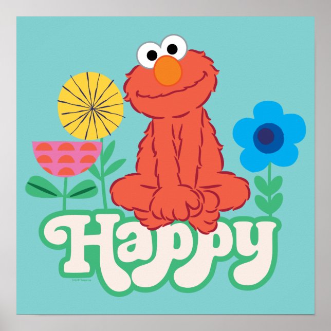 Elmo Happy! Poster (Vorne)