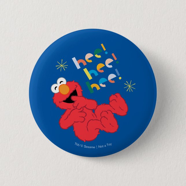 Elmo Hihi! Hihi! Hihi! Button (Vorderseite)