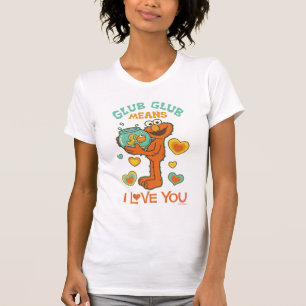 Elmo Holding seinen Haustier Goldfish T-Shirt
