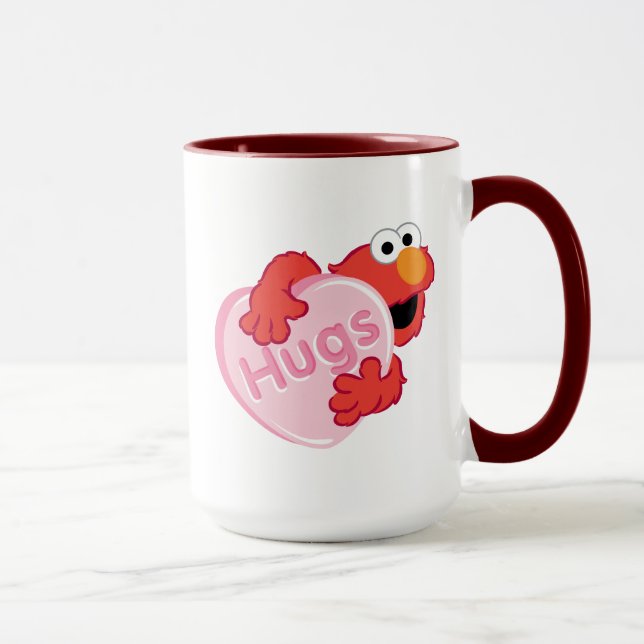 Elmo "Hugs" Valentine Heart Candy Tasse (Rechts)