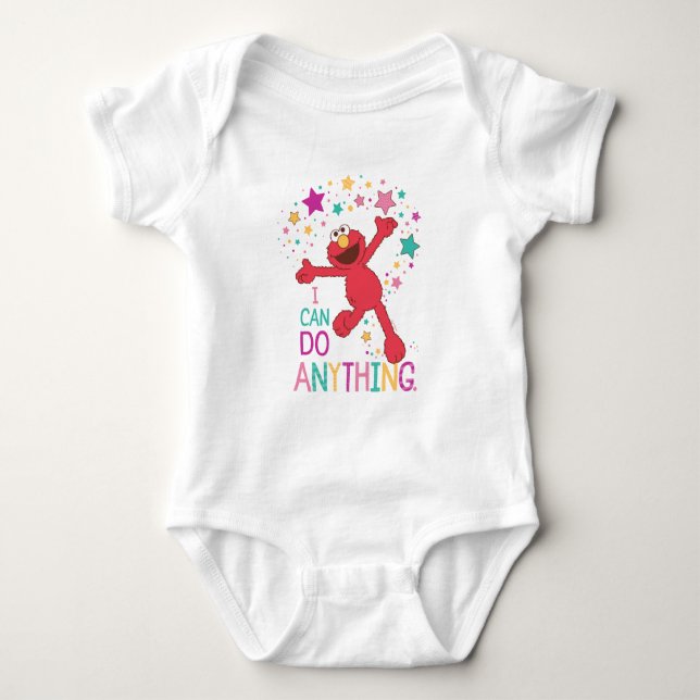Elmo | Ich kann alles tun Baby Strampler (Vorderseite)