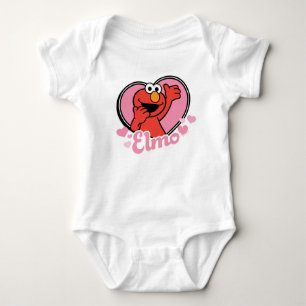 Elmo im Herzen Valentine Baby Strampler