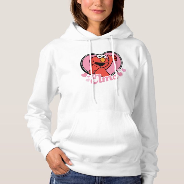 Elmo im Herzen Valentine Hoodie (Vorderseite)