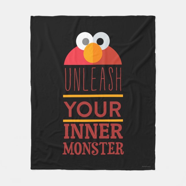 Elmo Inner Monster Fleecedecke (Vorderseite)