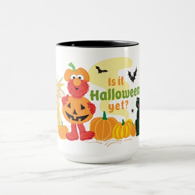 Elmo | Ist es schon Halloween? Tasse (Zentrum)