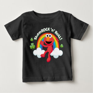 Elmo Kleeblatt 'n' Roll Rainbow Baby T-shirt