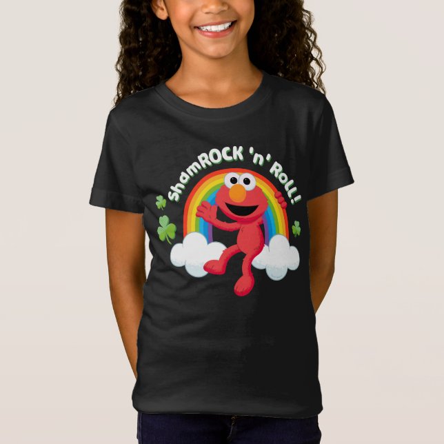 Elmo | Kleeblatt 'n' Roll Rainbow T-Shirt (Vorderseite)
