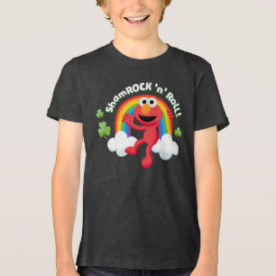 Elmo Kleeblatt 'n' Roll Rainbow Tri-Blend Shirt