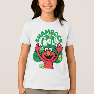 Elmo   Kleeblatt 'N' Roll Tri-Blend Shirt