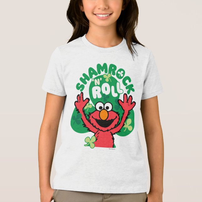 Elmo | Kleeblatt 'N' Roll Tri-Blend Shirt (Vorderseite)