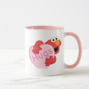 Elmo "Knuddler" Valentinstag-Herzbonbon Tasse