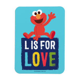 Elmo   L ist für Liebe Magnet