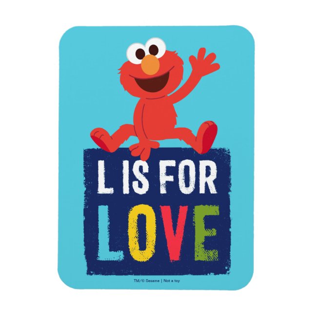 Elmo | L ist für Liebe Magnet (Vertikal)