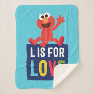 Elmo   L ist für Liebe Sherpadecke