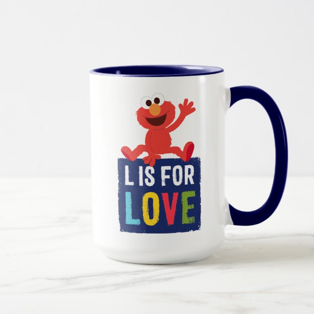 Elmo | L ist für Liebe Tasse (Rechts)