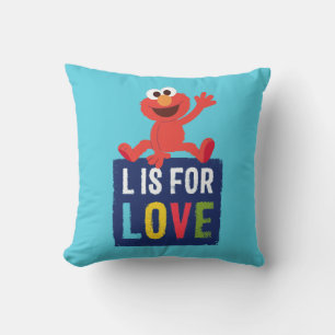 Elmo L steht für Liebe Kissen