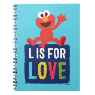 Elmo   L steht für Liebe Notizblock