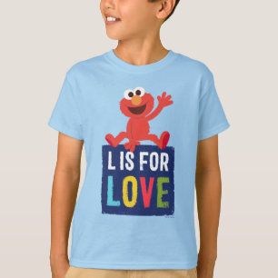 Elmo   L steht für Liebe T-Shirt