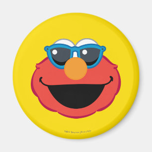 Elmo Lächeln Gesicht mit Sonnenbrille Magnet