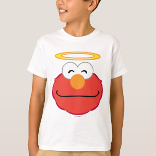 Elmo lächelnd Gesicht mit Halo T-Shirt