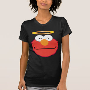Elmo lächelnd Gesicht mit Halo T-Shirt