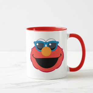 Elmo  Lachendes Gesicht mit Sonnenbrille Tasse