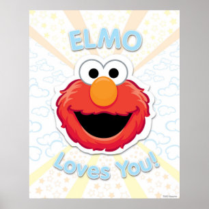 Elmo Lieben You Poster