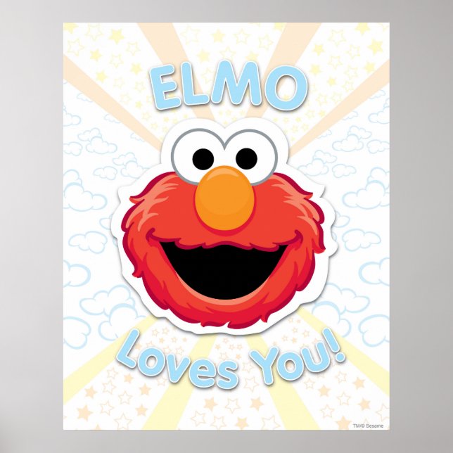 Elmo Lieben You Poster (Vorne)