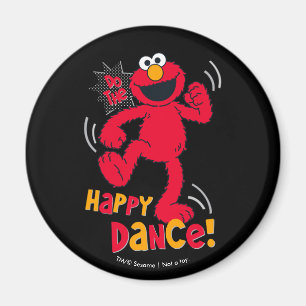 Elmo   Mach den Happy Dance Magnet