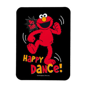Elmo   Mach den Happy Dance Magnet