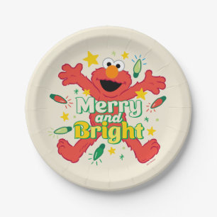 Elmo Merry und Bright Pappteller
