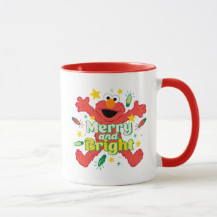 Elmo   Merry und Bright Tasse