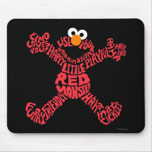 Elmo-Musterfüllung Mousepad