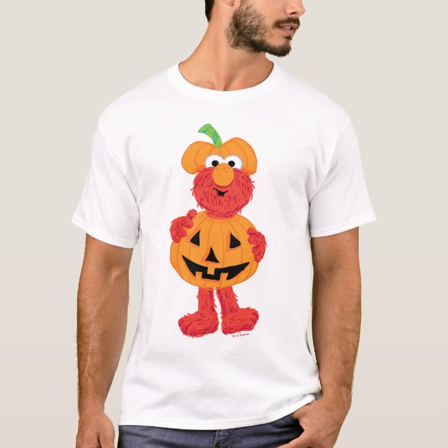 Elmo | Niedlich als Pumpkin T-Shirt (Vorderseite)