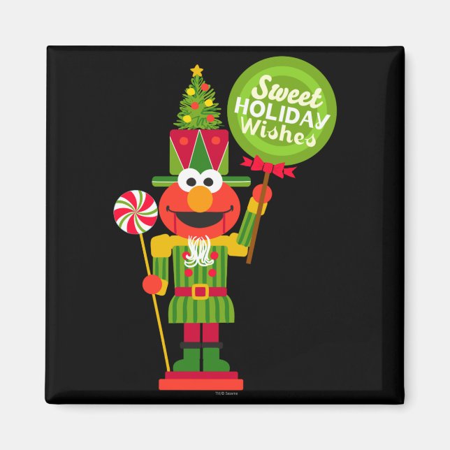 Elmo Nutcracker  Magnet (Vorne)