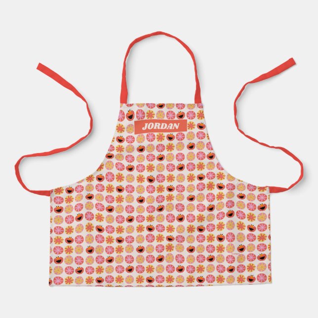 Elmo Pom-Pom Muster Schürze (Vorderseite)