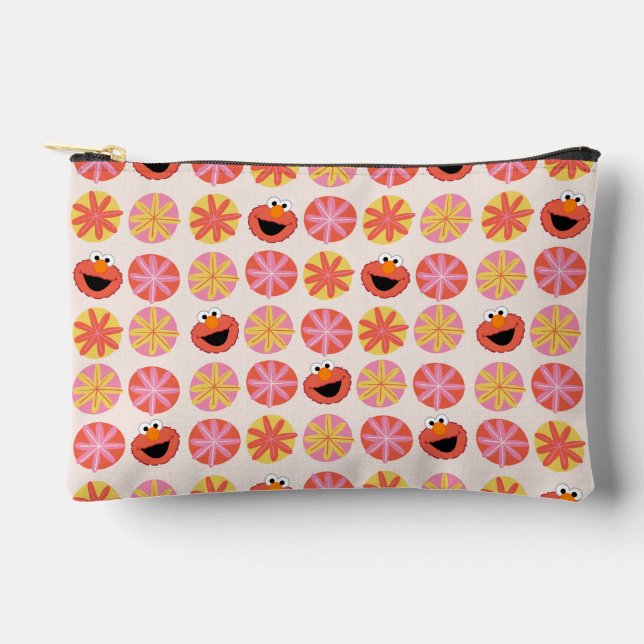 Elmo Pom-Pom Muster Zubehörtasche (Vorderseite)