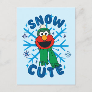 Elmo Schnee Cute Postkarte