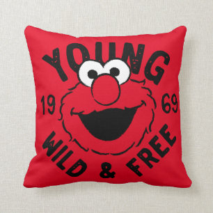Elmo Skate Logo - Jung, Wild & Frei 1969 Kissen