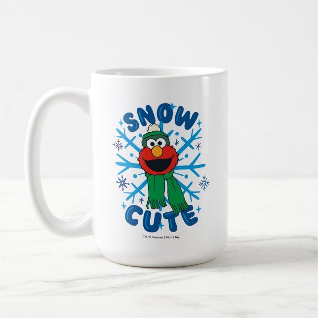 Elmo Snow Niedlich Kaffeetasse (Links)