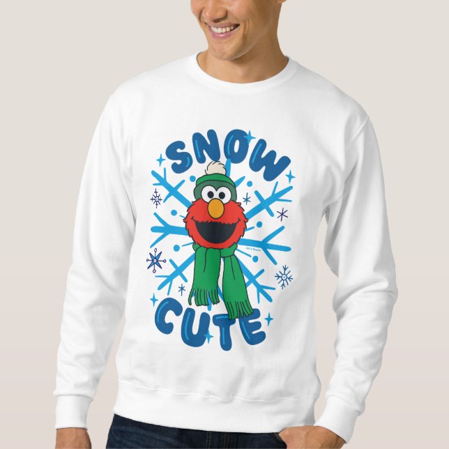 Elmo Snow Niedlich Sweatshirt (Vorderseite)