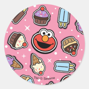 Elmo Süßigkeiten Sticker Muster