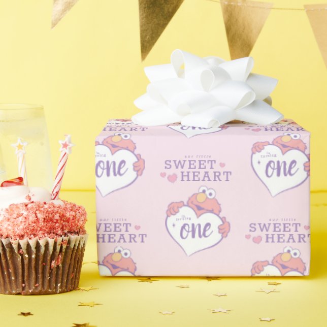Elmo Sweetheart Birthday Geschenkpapier (Geburtstagsparty)